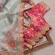 Attractive Peach Rangoli Silk Saree With Lovely Blouse Piece